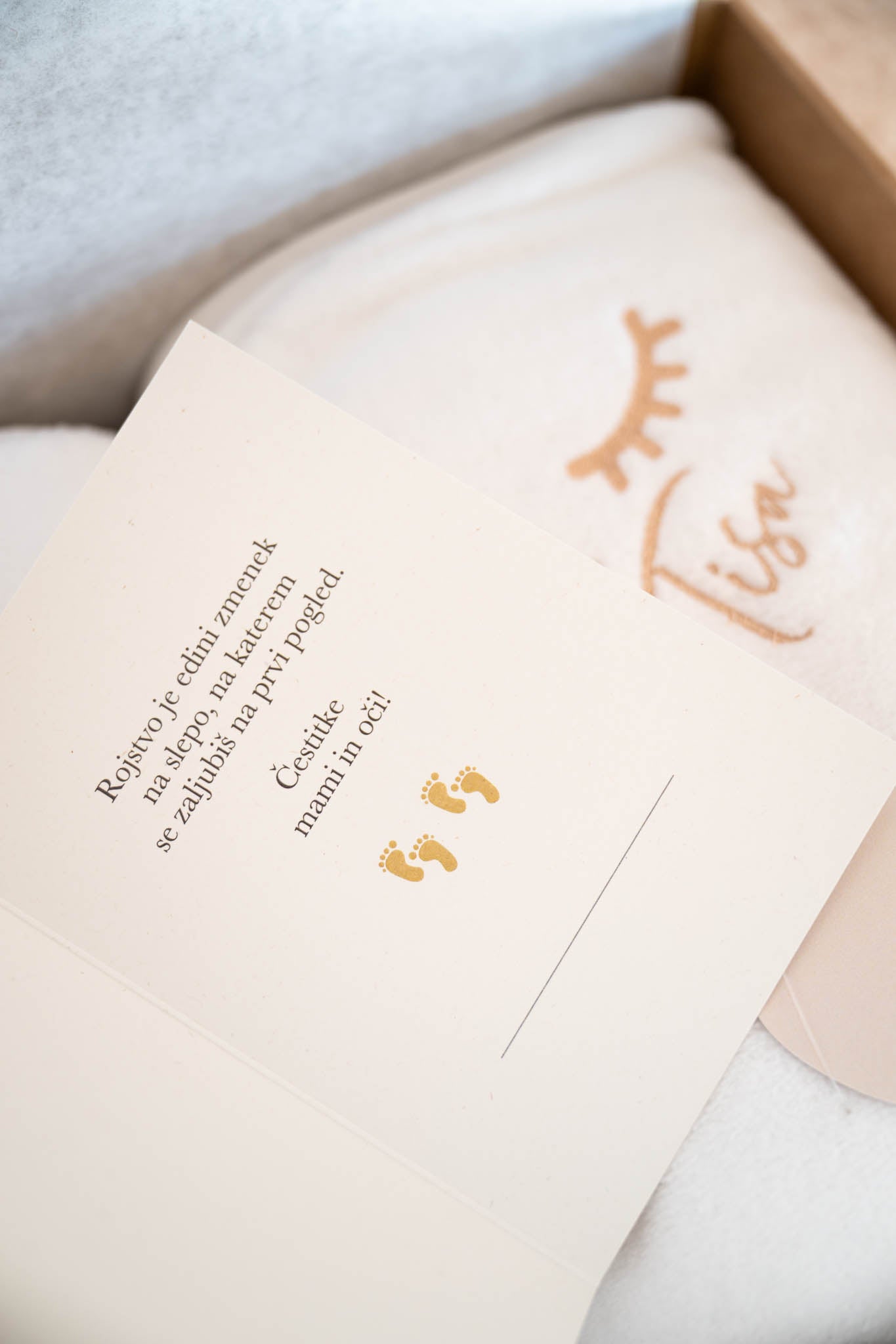 Set dvojna sreča + voščilnica ob rojstvu (Telegram)